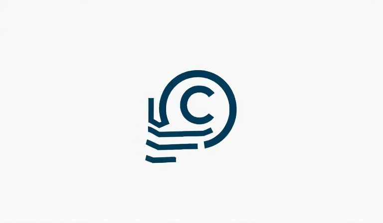 Icono de derechos de autor y propiedad intelectual